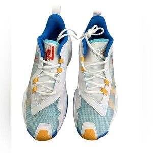 NIKE AIR JORDAN TAKE 4 White Blue Basketball Shoes DO7193-164 Men’s sz 12 NWOB